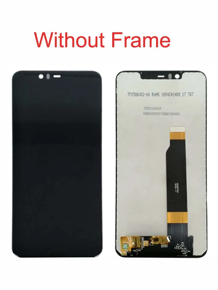 100% Новинка для Nokia 5 1 Plus X5 TA-1102 TA-1105 TA-1108 TA-1109 TA-1112 TA-1120 TA-1199 TA-ЖК-дисплей сенсорный