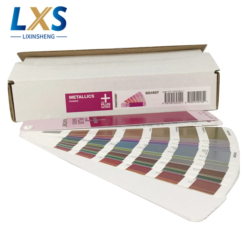 

2 Books/Set Pantone Premium Metallic Coated GP1507 600 Kinds Color Metallic Guide Set