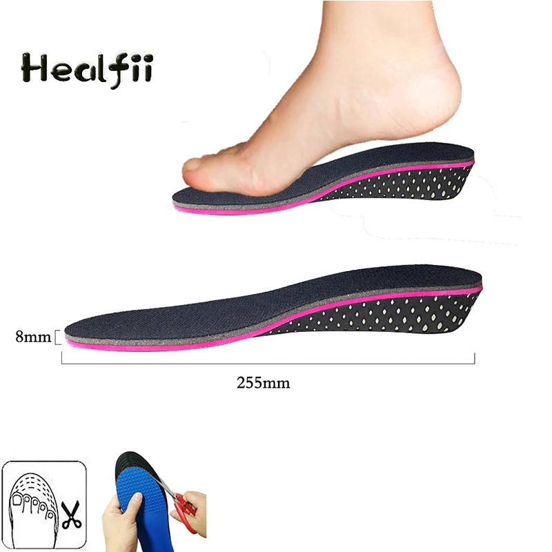 

Мягкие противоскользящие стельки с эффектом памяти, 2-5 см