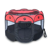 outdoor pet octagonal dog fence portable folding tent house cage cat playground kennel sofa supplies