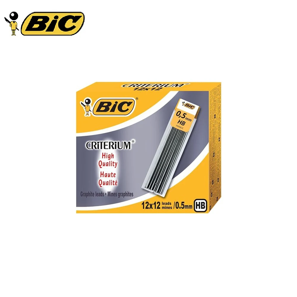 Грифели BIC HB 0 7 мм 12 грифелей | Канцтовары для офиса и дома
