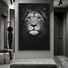 Современное черно-белое животное искусство Слон Зебра фотообои настенное искусство для гостиной домашний Декор (без рамки)