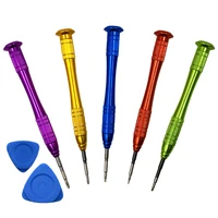 7pcsset universal repair screwdrivers tools set s2 aluminum alloy screwdriver kit opening pry for android cellphone smart phone
