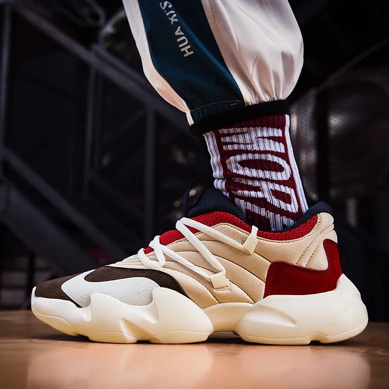 M- Super fire best selling casual men's trend wild Harajuku personality color matching fashion low to help shoes | Обувь