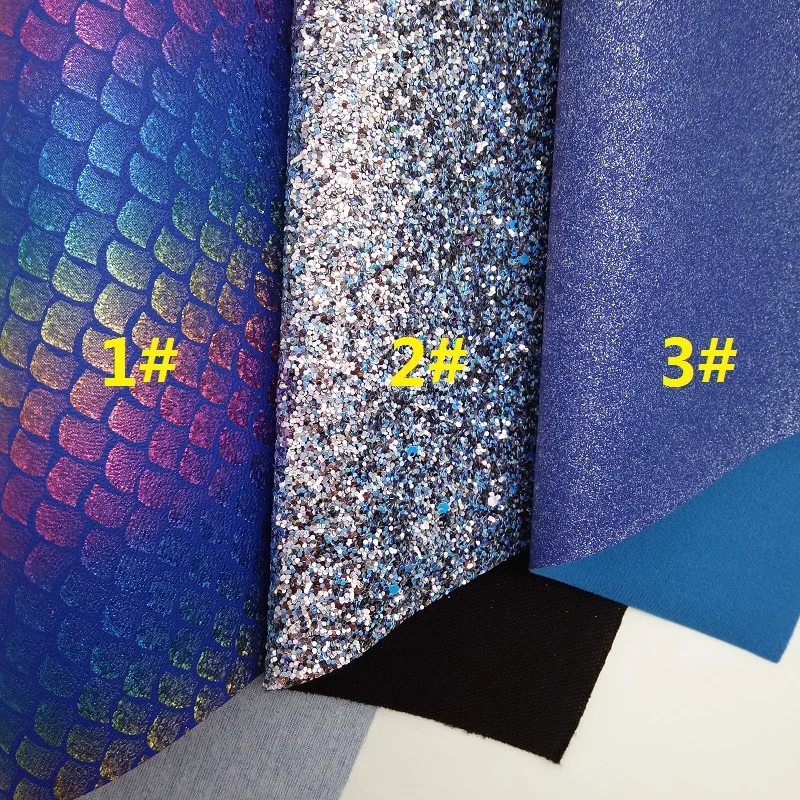 Mixed Colors Glitter Fabric Rainbow Snake Faux Synthetic Leather Sheets For Bow A4 21x29CM Twinkling Ming XM739 | Дом и сад