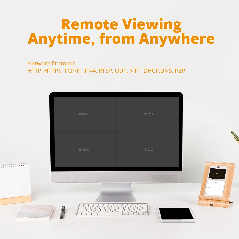 Dahua 4CH CCTV система Беспроводной NVR комплект Автоматическое Сопряжение IP67