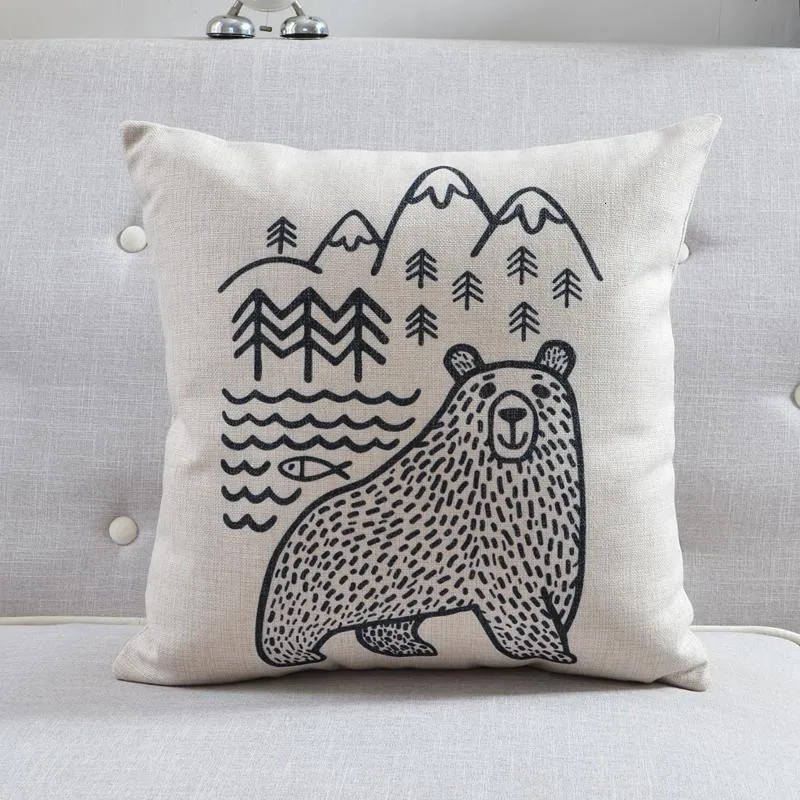 Красивая одежда с буквами GeometryCushion крышка льняные и хлопковые Высокое качество Подушка Чехол Диван Спальня кресла диван домашний декор декоративная наволочка для подушки