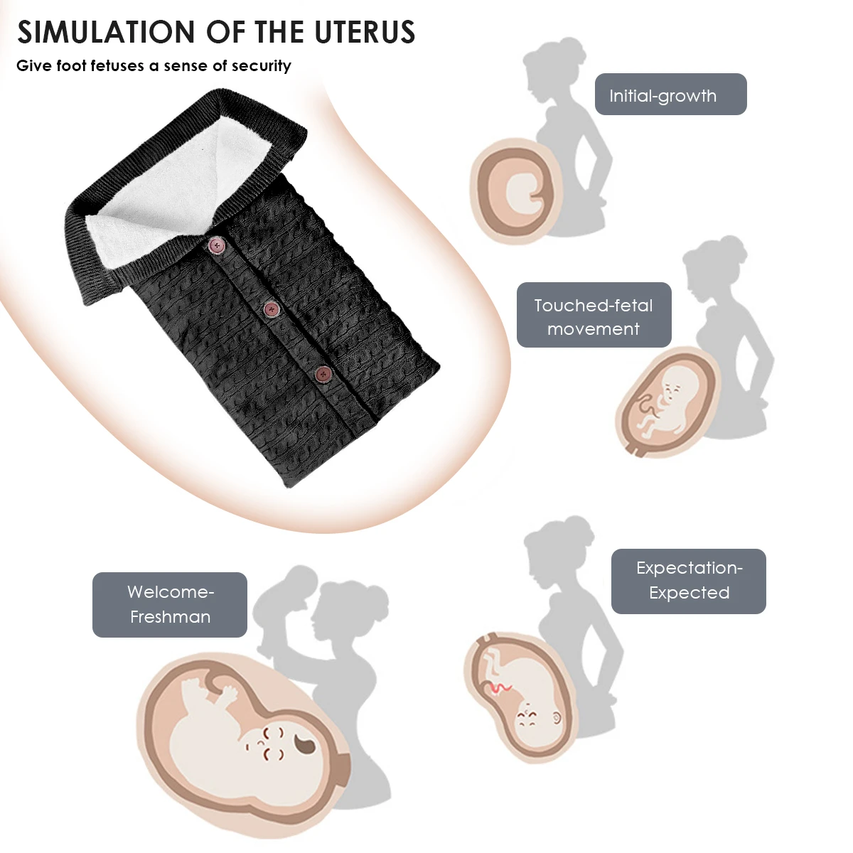 Зимние теплые детские одеяла вязаный крючком свитер с пуговицами толстый теплый