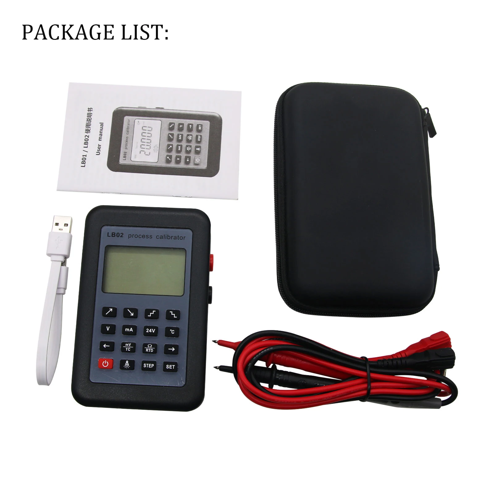 Измеритель сопротивления LB02 измеритель напряжения 4-20 мА 0-10 В/мВ генератор