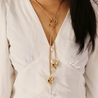 new fashion trend jewelry simple love chain link necklace ladies gift