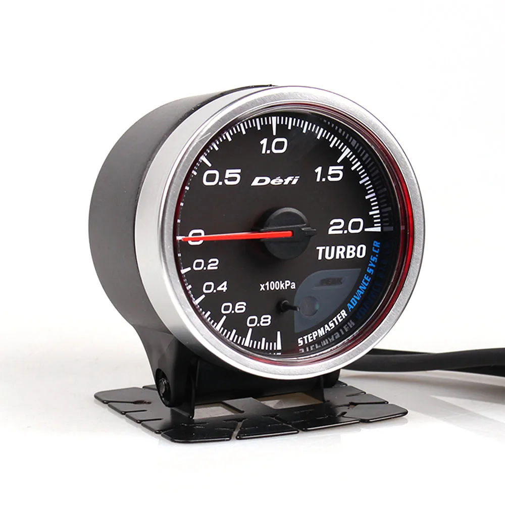 Turbo Boost Defi Advance CR 2,5 дюймов автоматический манометр турбо BOOST/Температура воды/Температура масла/Масляный Пресс/об/мин/Вольт/вакуум/EXT temp/AFR/Топливный пресс - Цвет: Turbo Boost