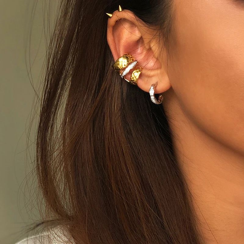 Тонкие серьги GHIDBK в стиле Звезд набор уникальных дизайнерских сережек ручной