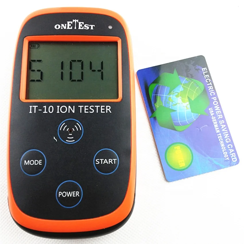 

Portable negative ion tester