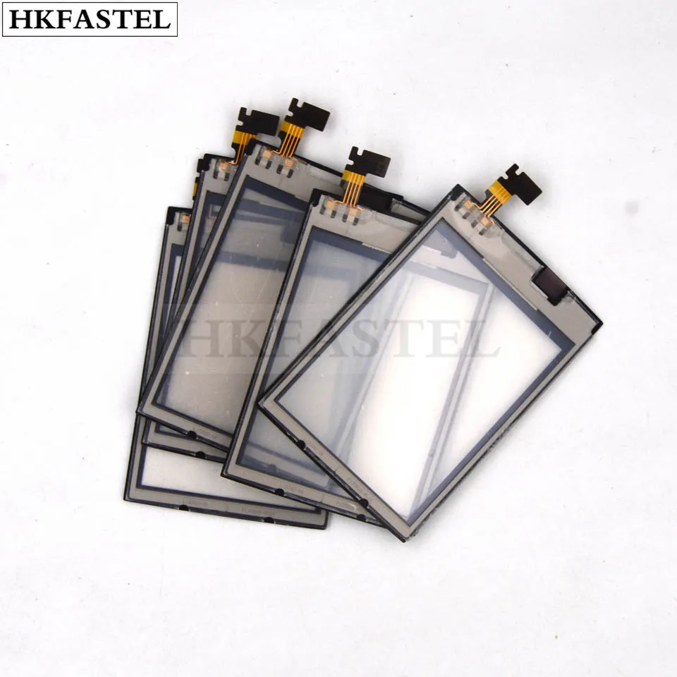 HKFASTEL Touch For Nokia Asha 300 Mobile phone Screen Digitizer Glass Outer Front Panel Replacement No LCD Display + tools | Мобильные