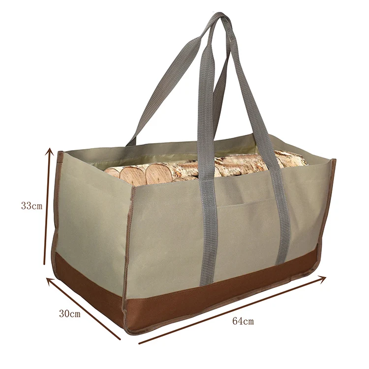 Популярная сумка для хранения древесины переноски деревянных стоек тоуты