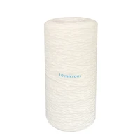 10 microns 4 5 x 10 whole house big blue string wound sediment replacement filter cartridge