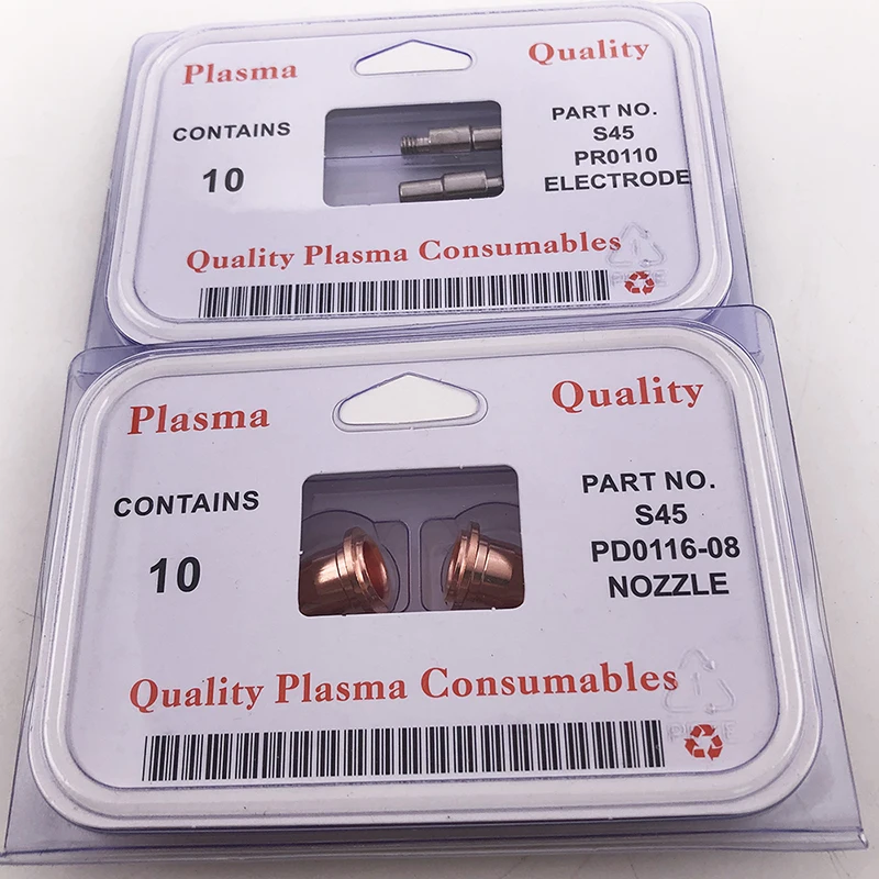 20pcs PR0110 electrode and PD0116-08 nozzle S45 CUT55 PT-40 PT40 IPT-40 HC4000 plasma consumable Fit telwin 34 | Инструменты