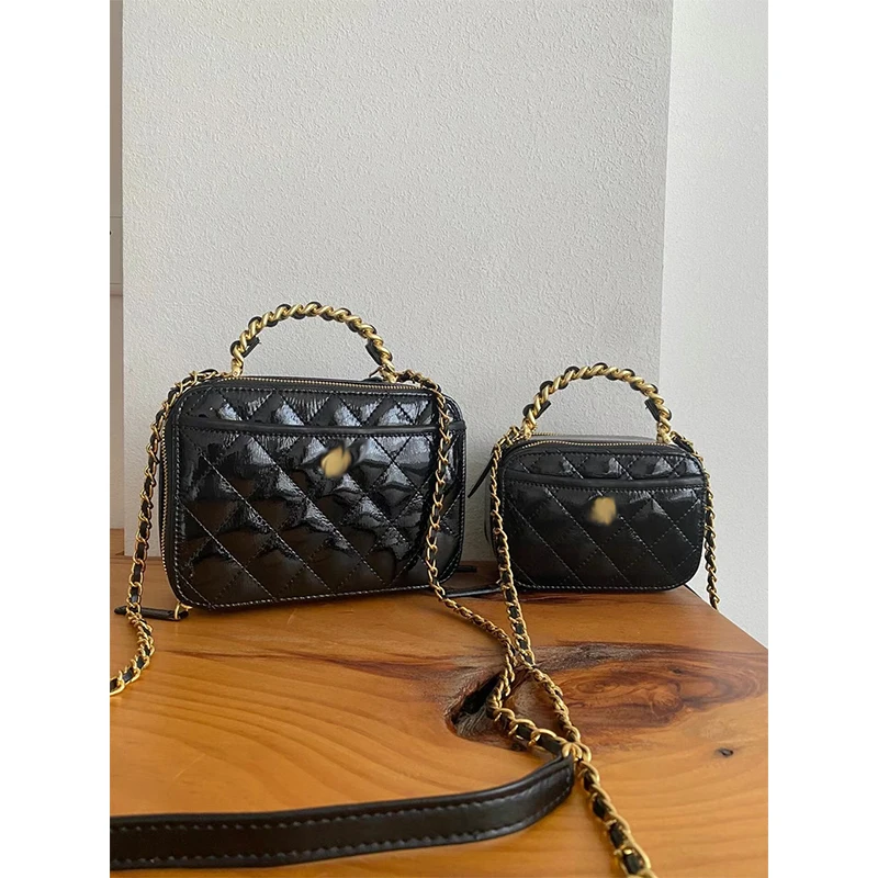 

2021 genuine leather leather luxury chain handbag ladies luxury fashion brand classic one-shoulder diagonal bag