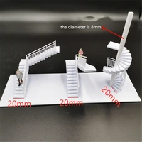 20pcslot new model 150 scale building stair material panel railing step for diy diorama making
