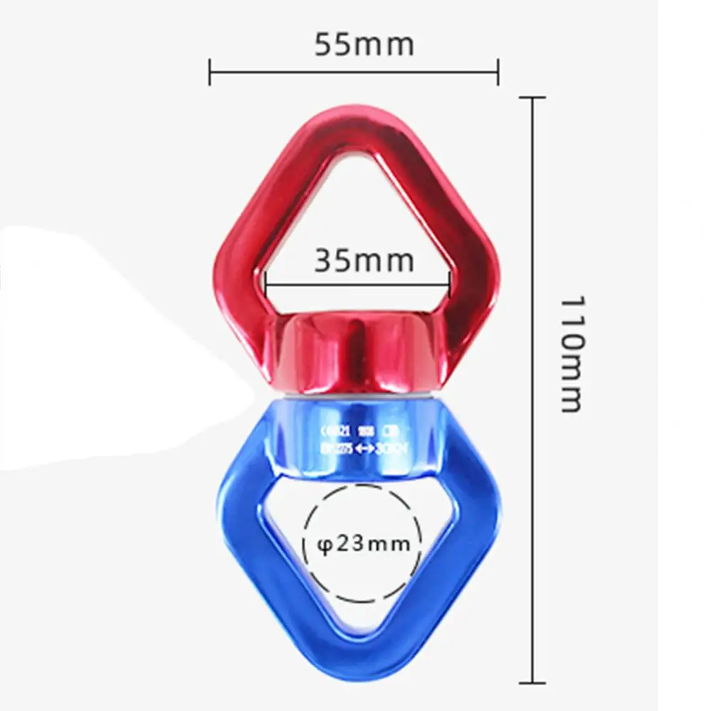 

30KN Rotational Device Rope Swivel for Aerial Silks Dance Swing Hammock Climbing Connector Aerial Yoga Ring, Vitality Belt
