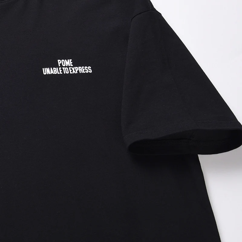 

Hip Hop Letter Graphic Print T Shirt 2021 Men Streetwear Harajuku T-Shirt Cotton Casual Short Sleeve Tshirt Black Tops Tees