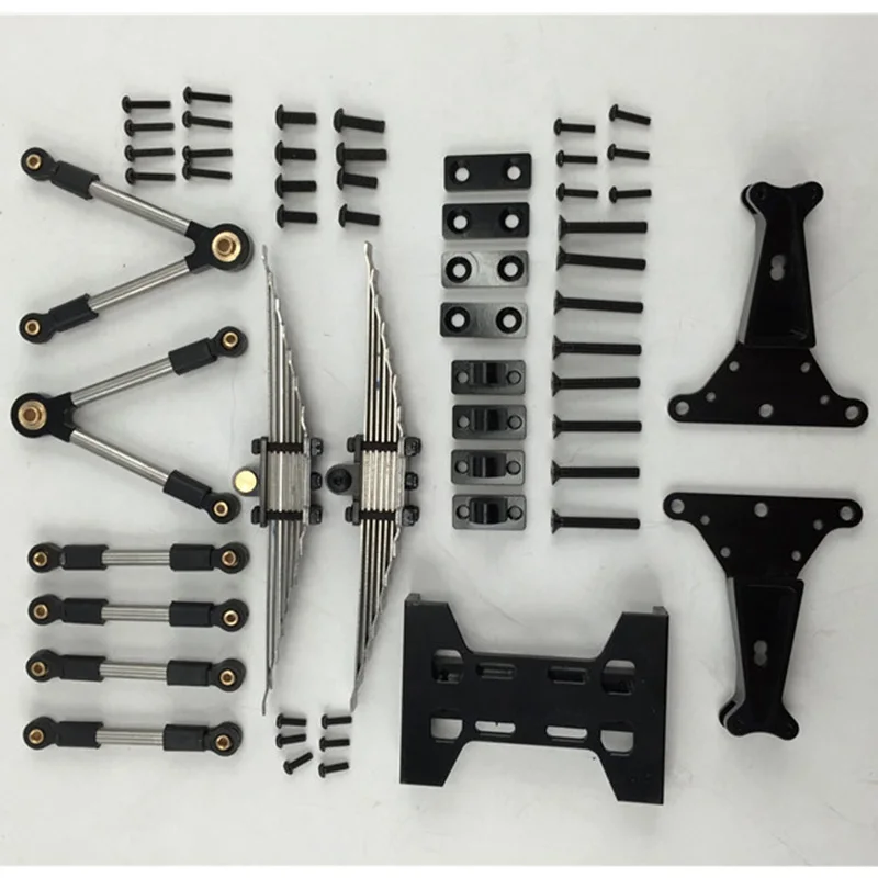 

Metal Rear Suspension Kit Assembly for 1/14 Tamiya RC Dump Truck Tipper SCANIA R620 VOLVO FH16 ACTROS 3363 MAN TGX