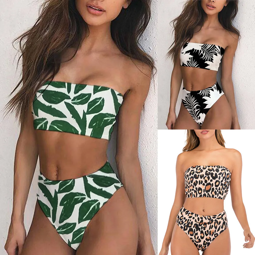 

Sagace beach bathing hot spring swimsuit fashion temperament women's sexy bra print split Swimsuit Bikini купальник женский 2021