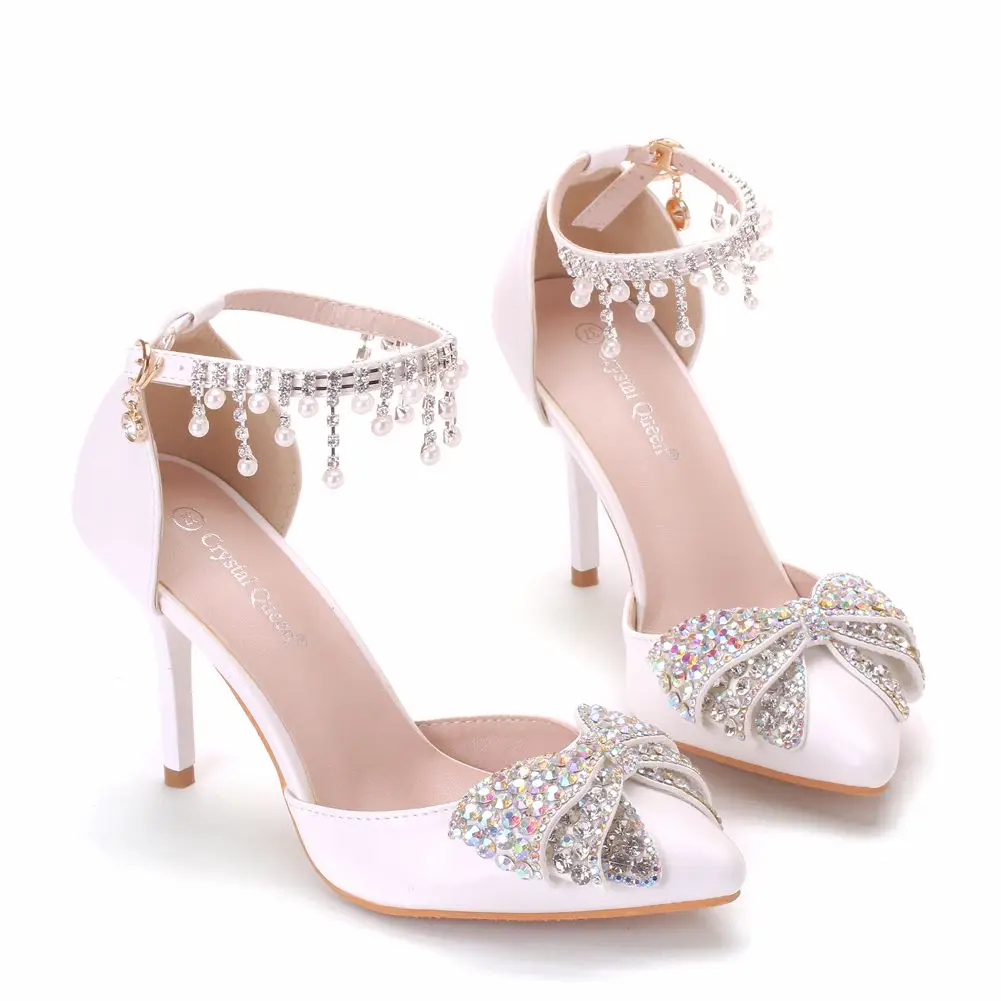 Туфли лодочки женские на высоком каблуке 9 см с бантом|Женские туфли| |