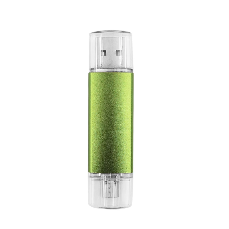 green 10 шт./партия высокоскоростной яркий цветной OTG USB флэш-накопитель 2,0 портативный накопитель 4 ГБ 8 ГБ 16 ГБ 32 ГБ карта памяти Пользовательский логотип хороший подарок - Цвет: green