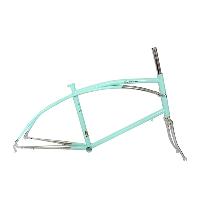 Рама велосипедная с медным покрытием Рейнольдс 525 хромированная молибденовая