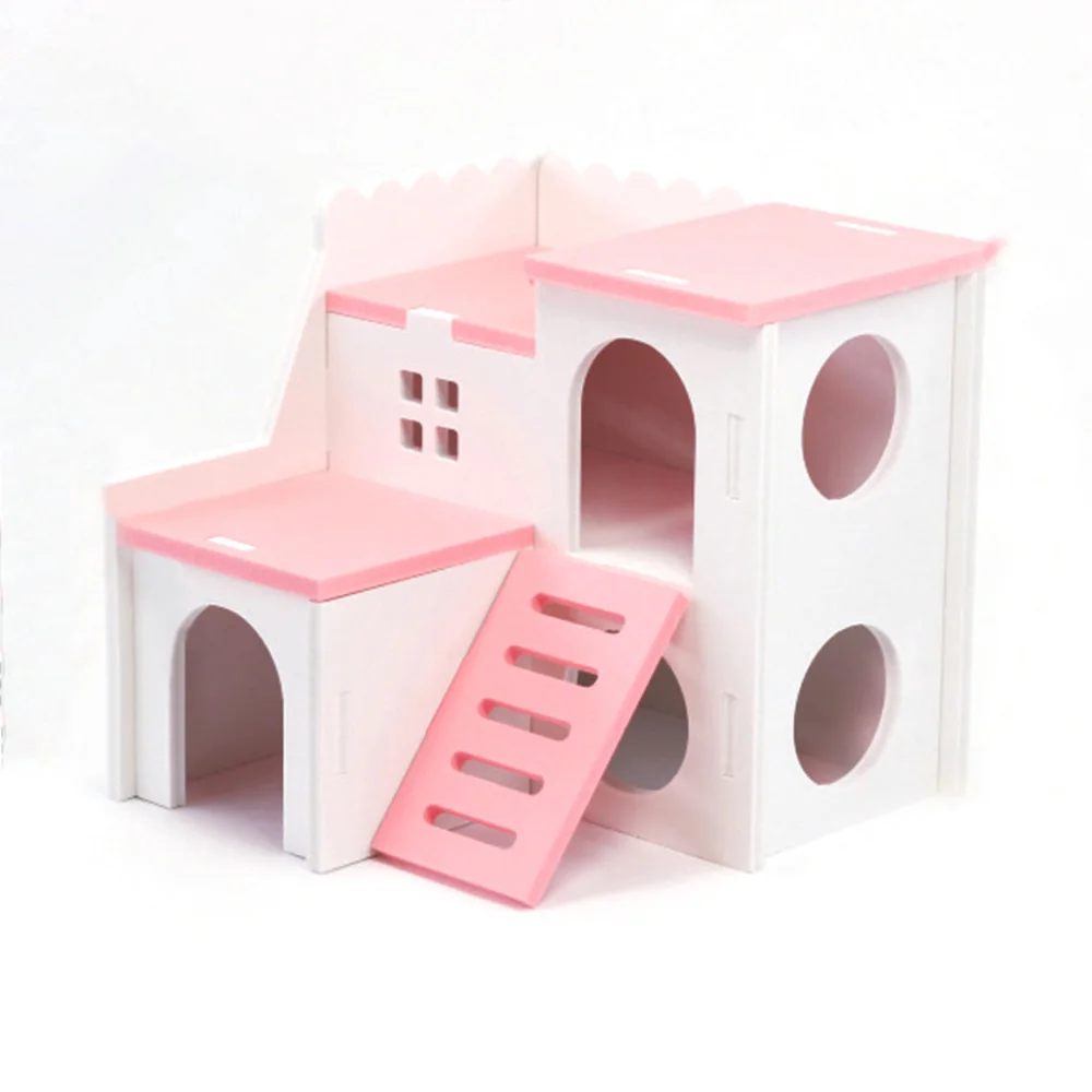 

Маленький Домашний хомяк, скрытый домик, хомяк, лестница для скалолазания, домик для укрытия, мини-домик для сна, игрушка для хомяка