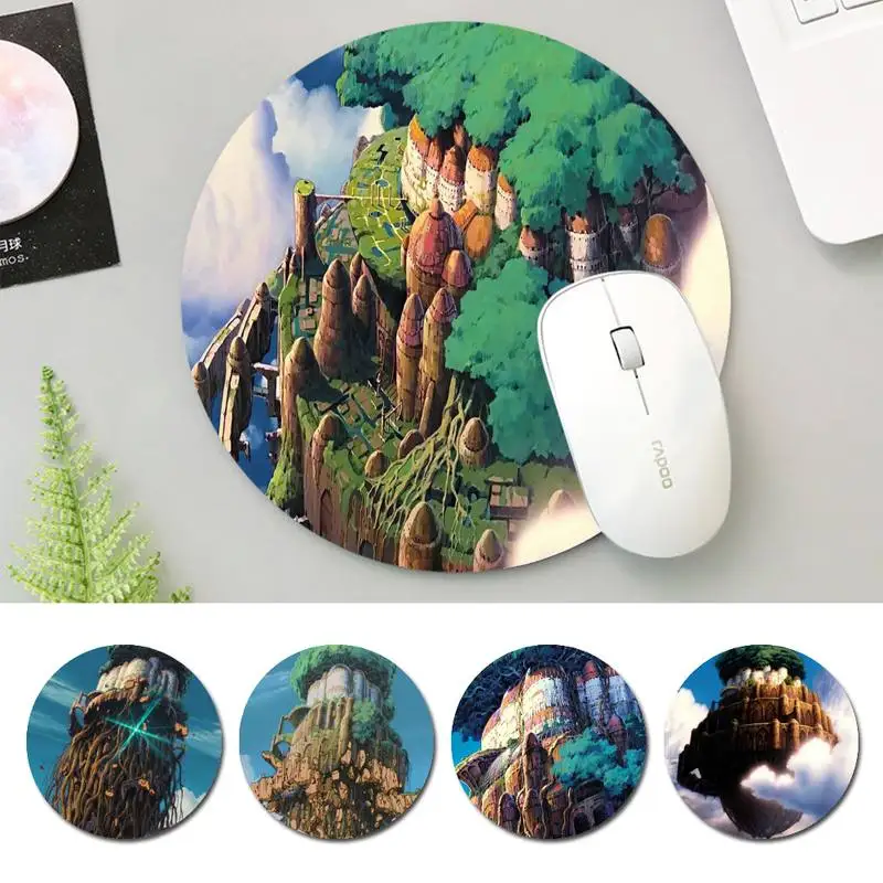 

Funny The skies of the rising office Mat mouse non-slip pad player pad Round size rubber Gaming mouse Pad office Desk Mat