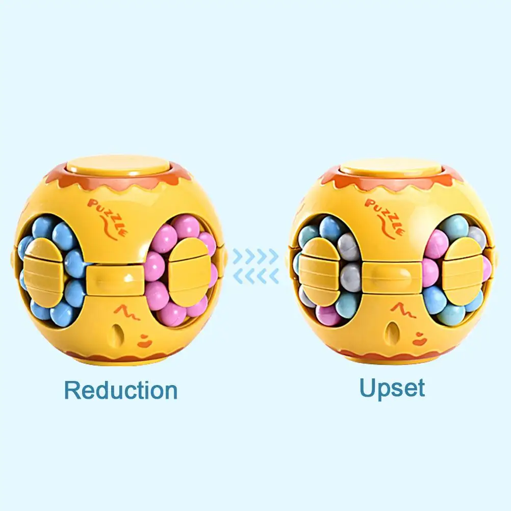 

Intelligence Fingertip Toy Rotating Cube Educational Toys Bean Rotating Toy Relieve Stress Puzzle Decompression Gyro toy