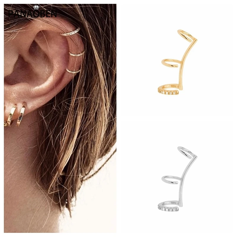 

1 шт., женские серьги-Клипсы из серебра 925 пробы