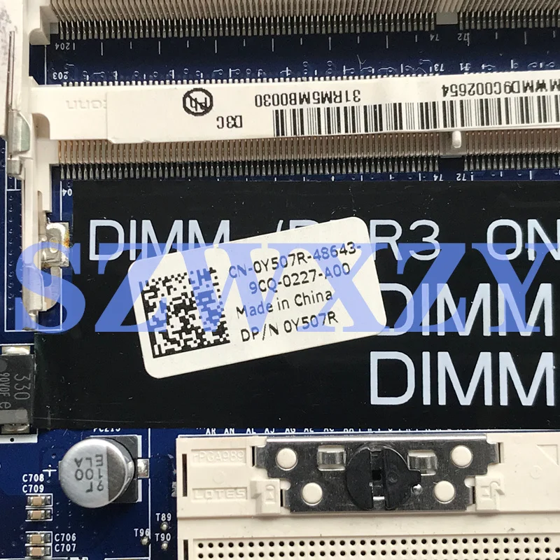 SZWXZYCN 0Y507R для DELL XPS 1645 Y507R материнская плата ноутбука с графической картой HD4670 1 гб