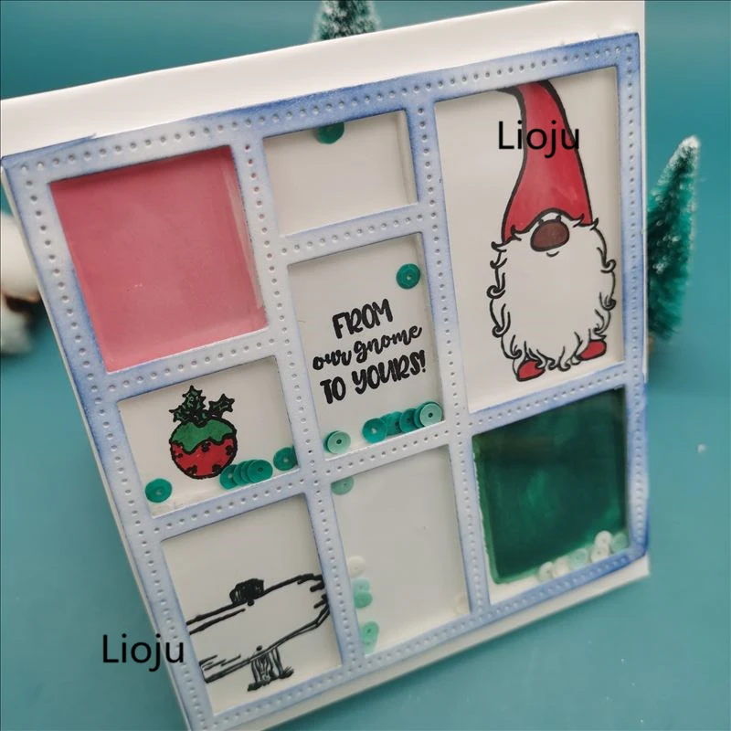 Рамка металлические штампы круглые трафареты для сделай сам Скрапбукинг