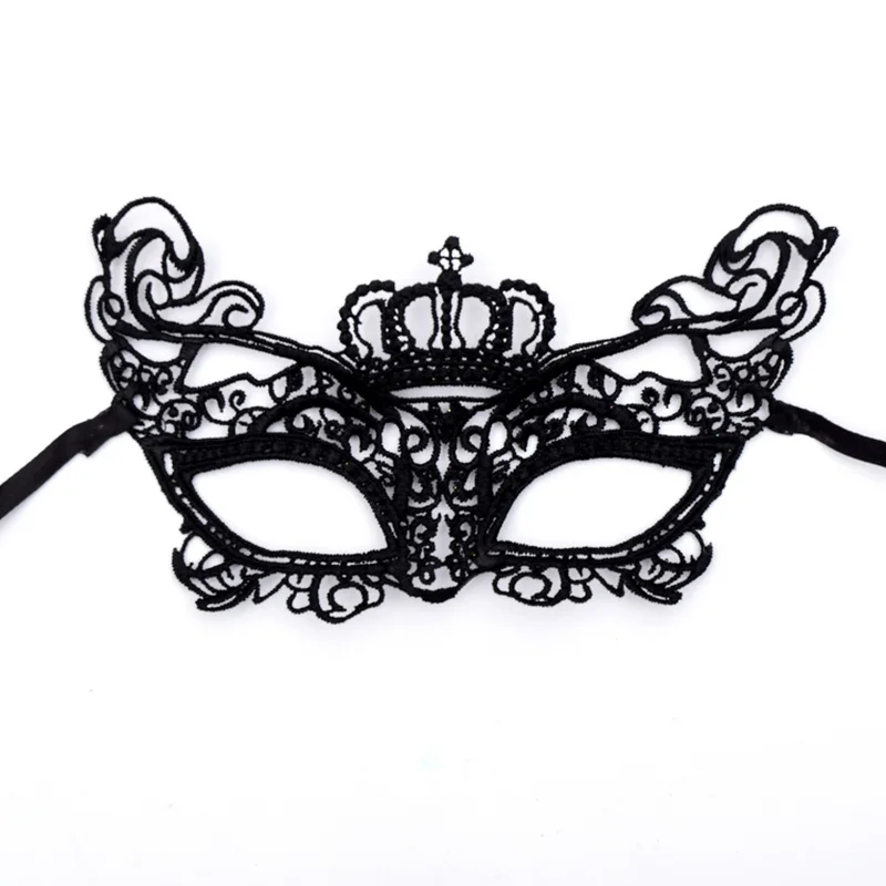 Ladies Sexy Lace Eye Mask Carnival Halloween Prom Bar Half-face Party Masked Ball Black Adult Holiday Supplies | Дом и сад