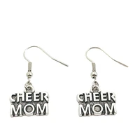 cheer mom creative charm earringsfashion jewelry women christmas birthday gifts accessories pendant