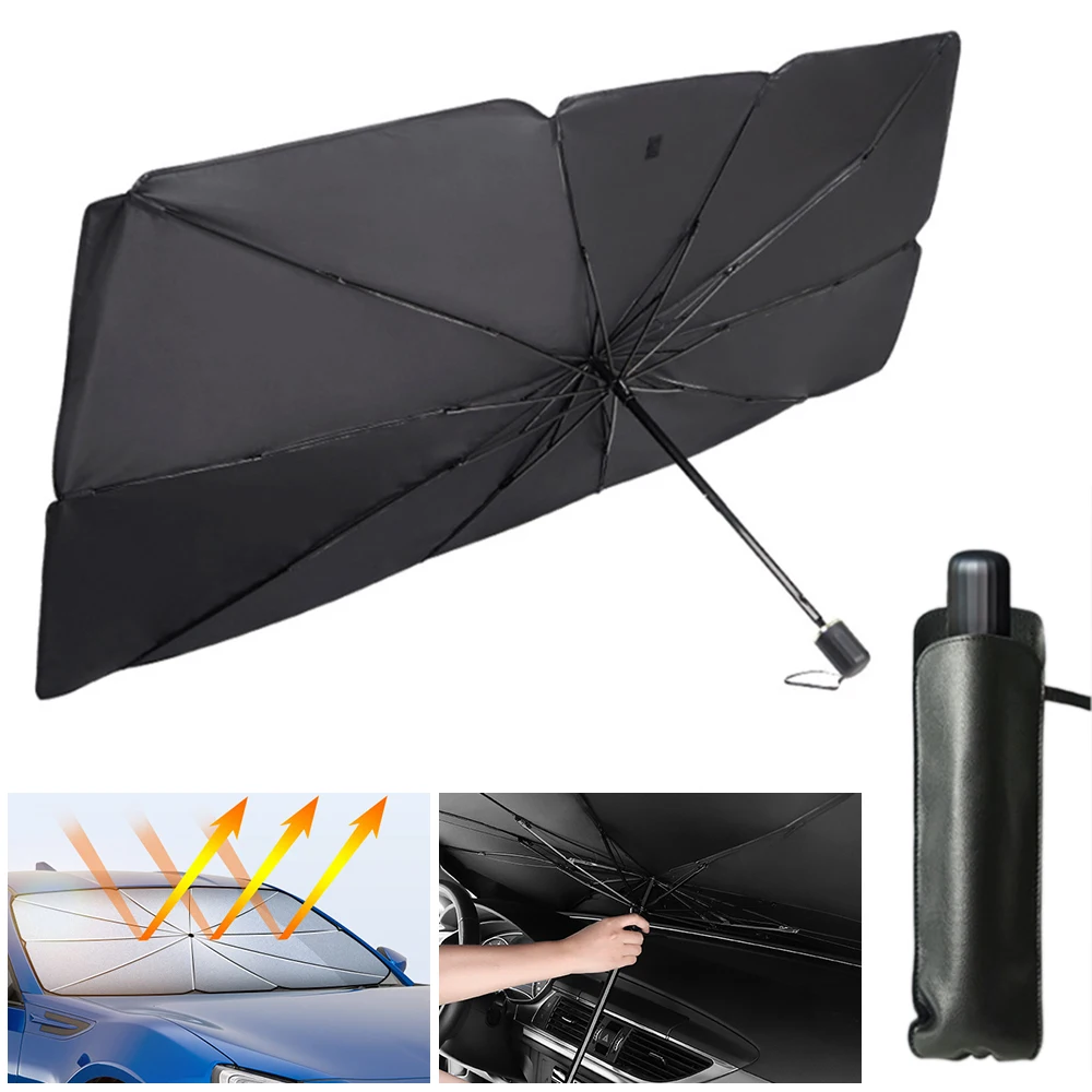 

Car Sunshade Umbrella SUV Windshield Cover Foldable Heat Insulation Sun Blind Auto UV Protection Accessories Window Interior