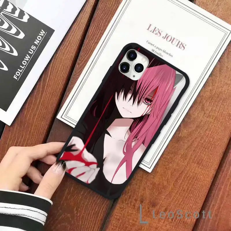 

Japan Amine Elfen Lied Lucy Nyu Phone Case for iPhone 11 12 mini pro XS MAX 8 7 6 6S Plus X 5S SE 2020 XR