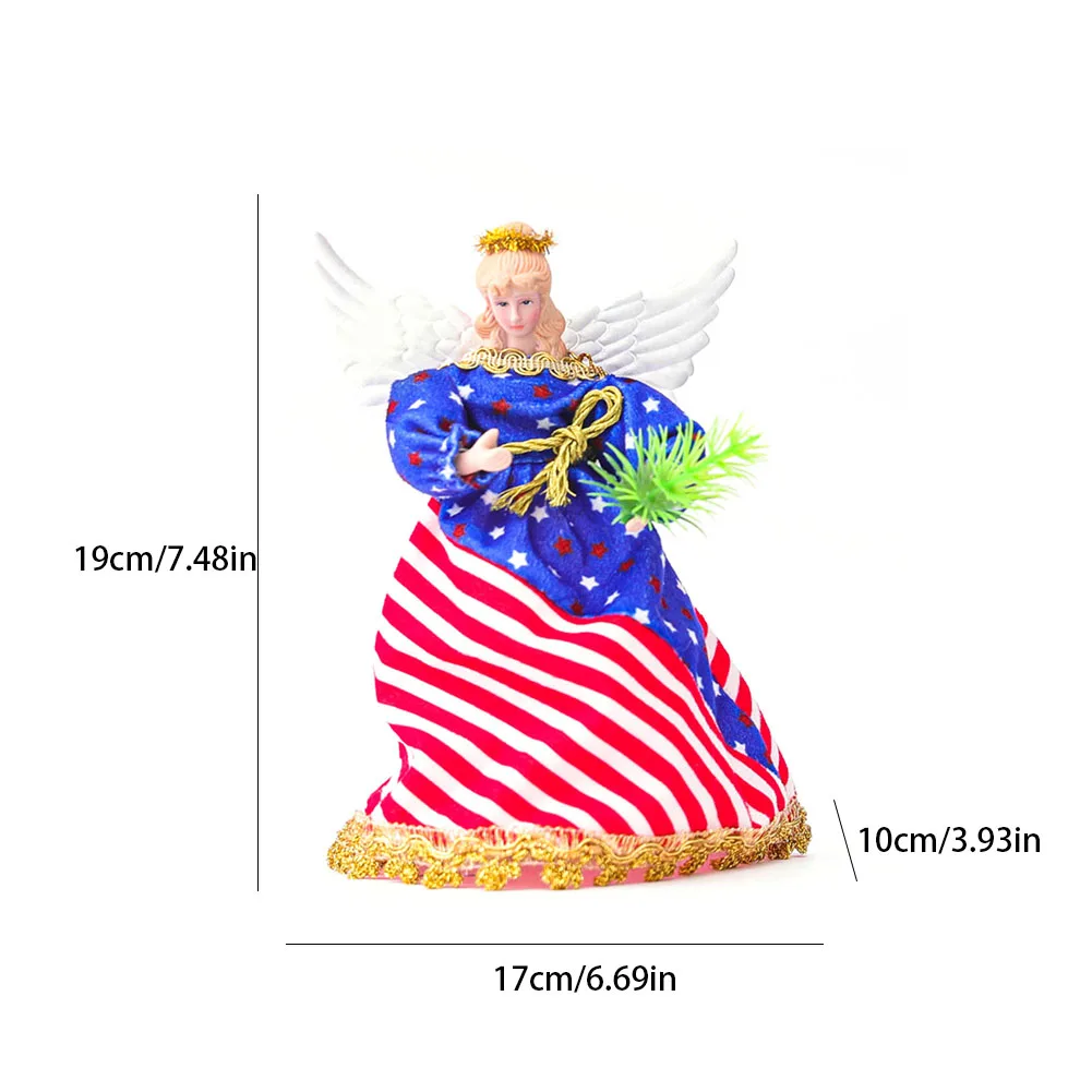 

Independence Day Doll Liberty Angel American Decoration Hanging President Election Doll Ornament For Home Holiday Decor