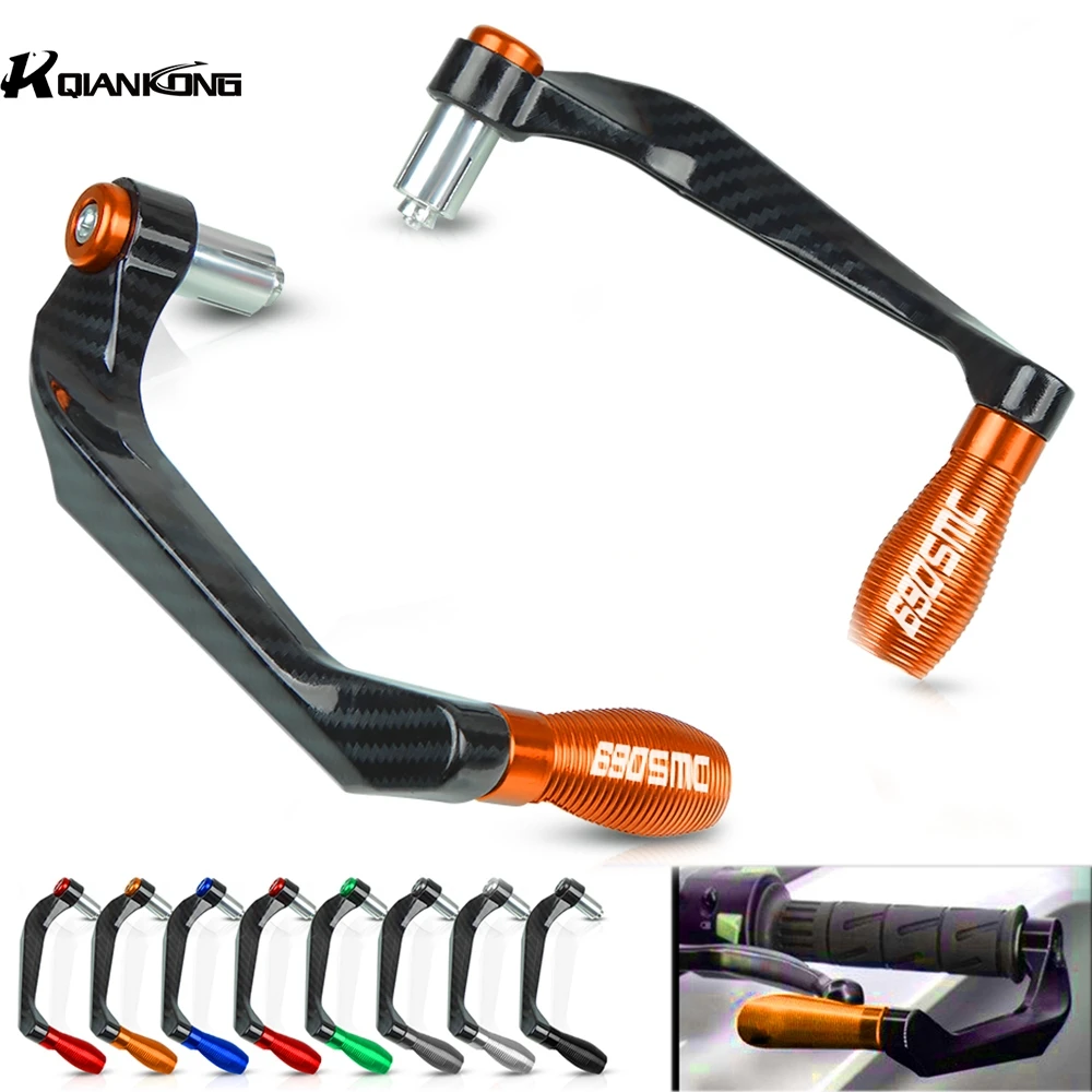 

For 690 SMC 690SMC 2012 2013 2014 2015 2016 2017 Motorcycle Brake Clutch Lever Guard Protectors Handlebar Aluminum Alloy