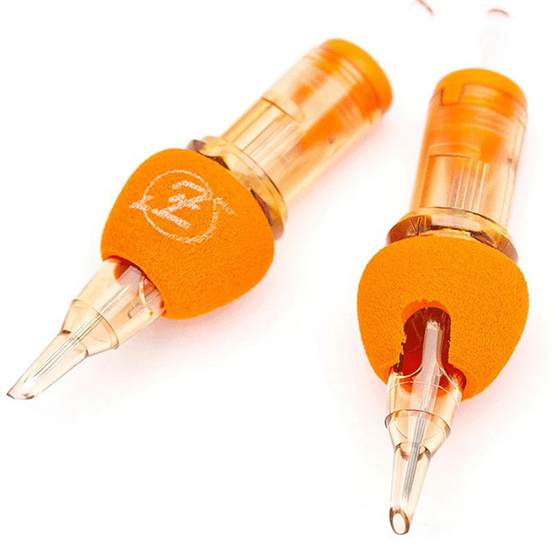 

20pcs/Box Memory Cartridge Needles Tattoo Grip Cover Foam Finger Cover Grip for Hawk Style Tattoo