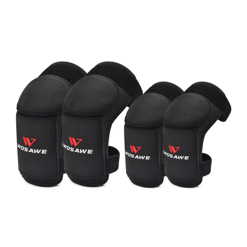 elbow and knee pads WOSAWE бронежилет Молодежный защита груди грязи велосипед Мотоцикл Мотокросс гонки дети хип шорты Колено Налокотники Защитное снаряжение - Цвет: elbow and knee pads