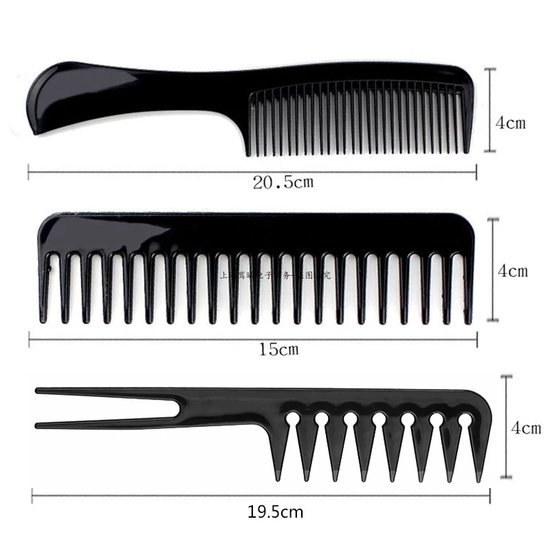 

Hot Sale 10pcs Set Professional Hair Brush Comb Salon Barber Hair Combs Hairbrush Hairdressing Combs Hair Care Styling Tools