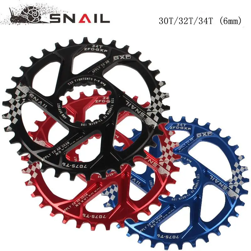 Велосипедные положительные отрицательные зубчатые цепные колеса 30T 32T 34T для sram X9