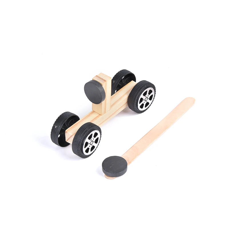 Diy Детская интеллектуальная развивающая игрушка Магнитная тележка образование