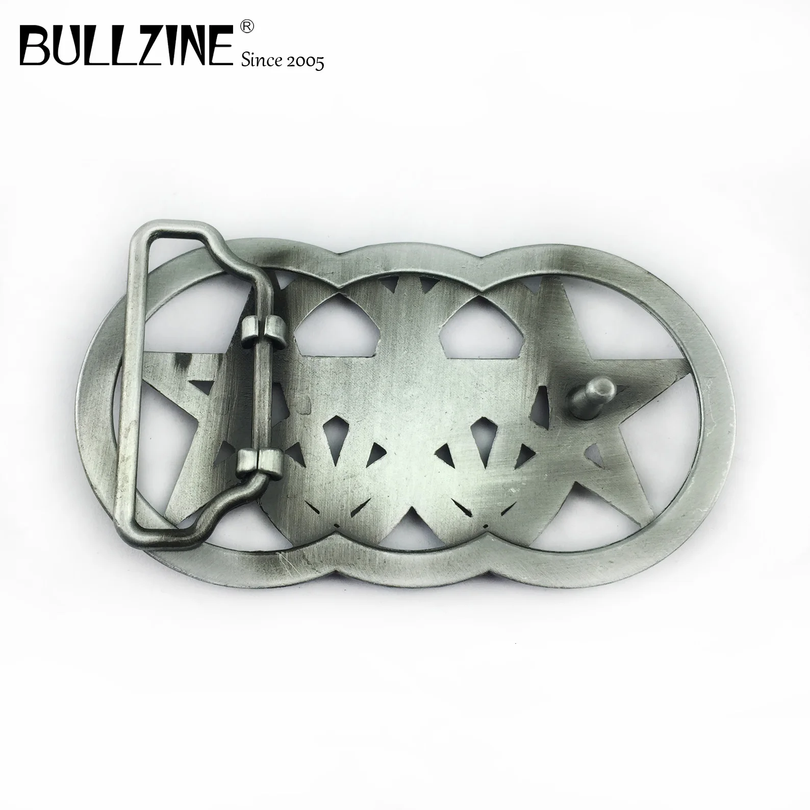 Bullzine Оптовая Продажа цинковый сплав кельтский звезда пряжка на ремешке
