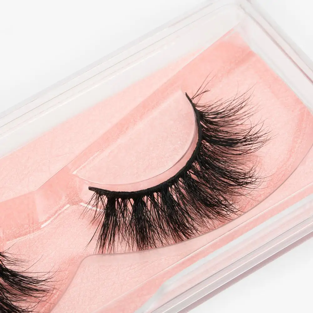 3D норковые ресницы натуральные накладные макияж маленькие пучки норковых ресниц