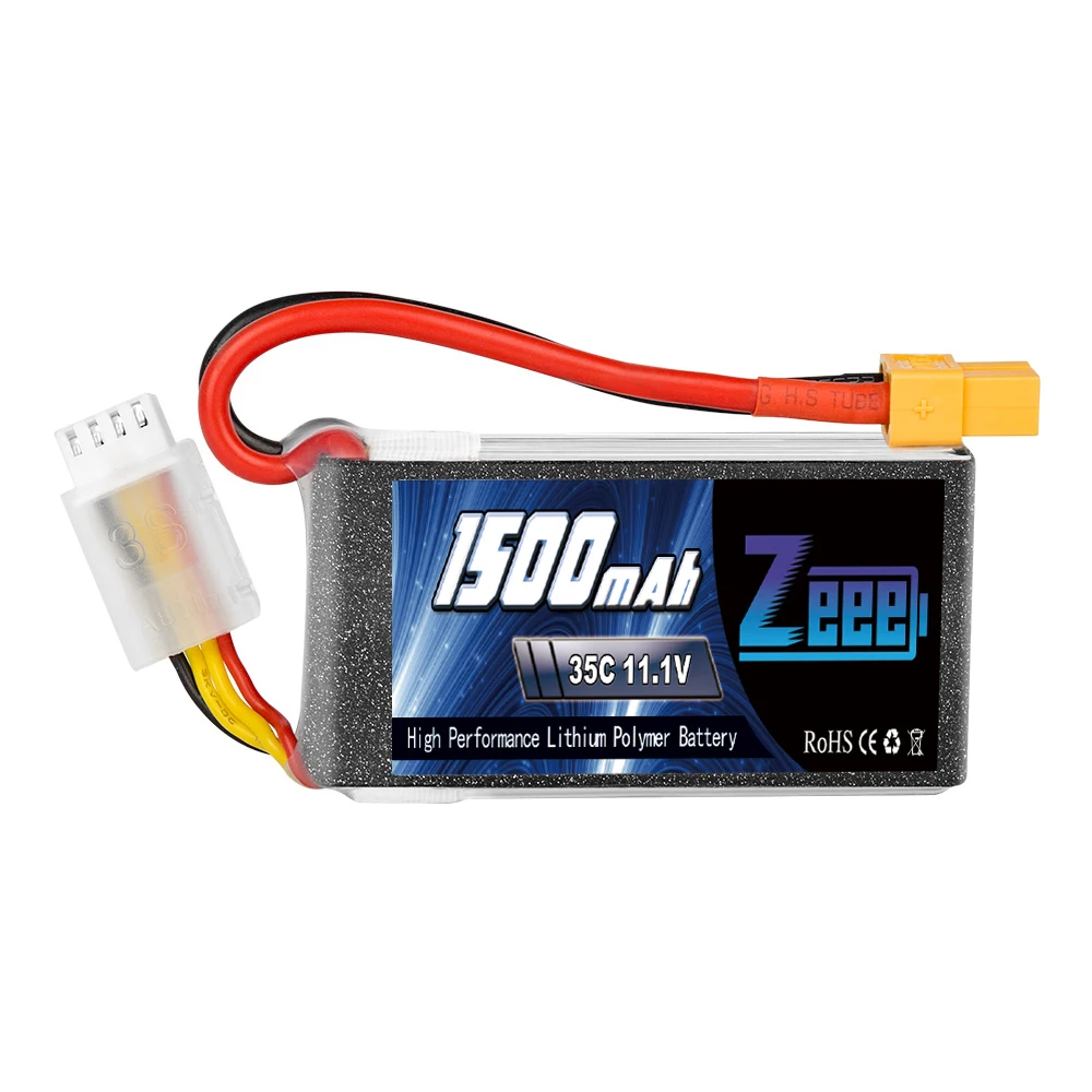 Zeee 11,1 V 1500mAh 35C 3S Lipo батарея с XT60 штепсельной вилкой софткейс RC зарядное устройство для RC Quad Drone RC автомобиль грузовик самолет FPV